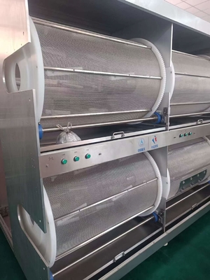 4 القسم 290W مجفف كبسولات ناعمة مع أقفاص دوارة 18-30rpm